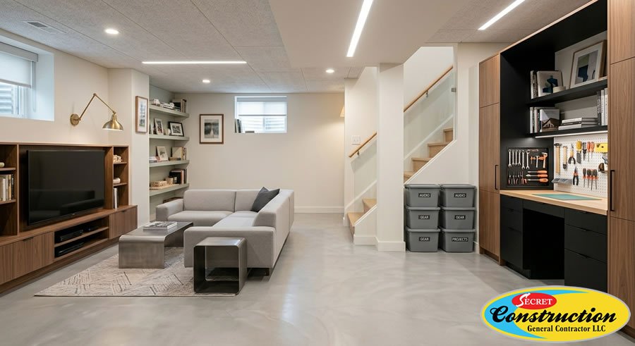 Basement finished contractors in Manville New Jersey